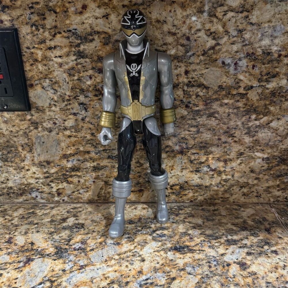 Power Rangers Super Megaforce 12" Silver Ranger Action Figure Bandai